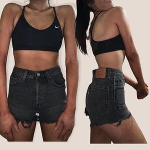 Levi’s 501 Jean Shorts ~ Dark Wash